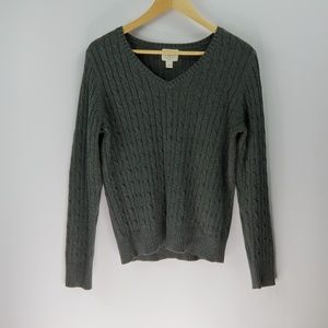 St. John's Bay Long Sleeve V-Neck Pullover Sweater